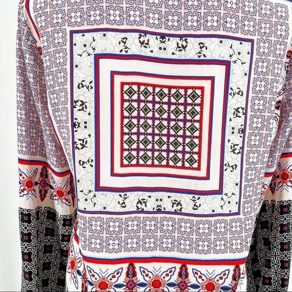 Stitchfix 41 Hawthorn Border Print Button Down Top - image 7